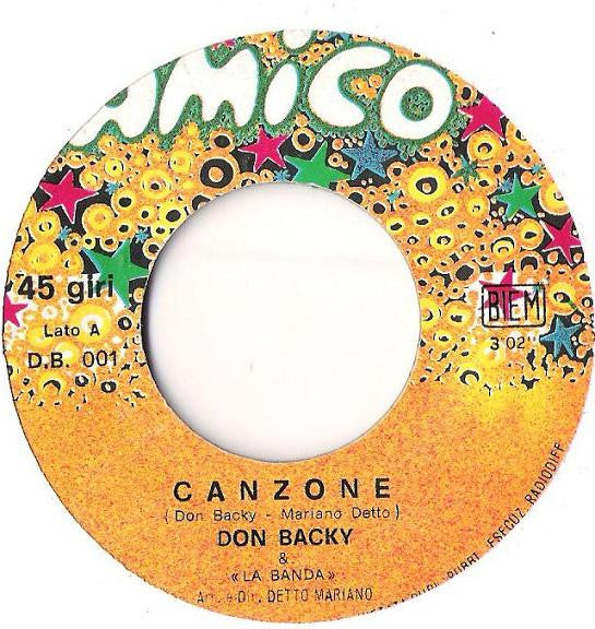 Don Backy – Canzone (7", Italy - 1968)