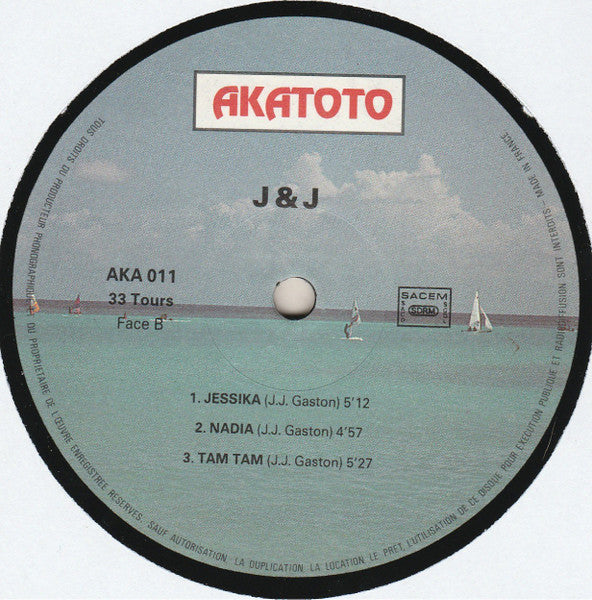 Jean-Jacques Gaston – Jessika (LP, Album, France - 1990)