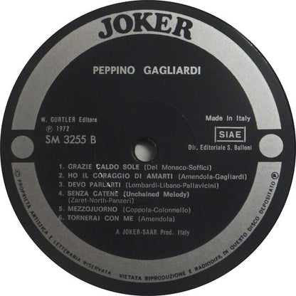 Peppino Gagliardi – Peppino Gagliardi (LP, Italy - 1972)