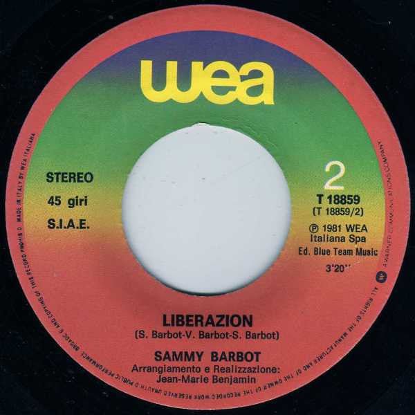 Sammy Barbot – Aria Di Casa (7", Italy - 1981)
