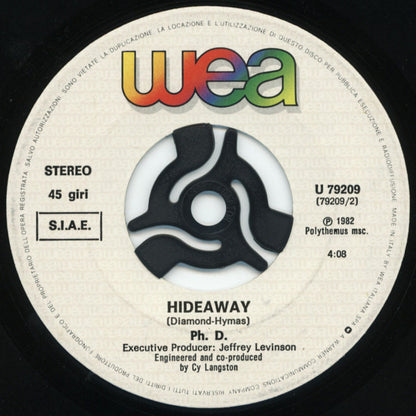 Ph.D. – I Won't Let You Down (7", Italy - 1982)