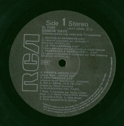 Various – Dancin' Days (LP, Compilation, Italy - 1982)