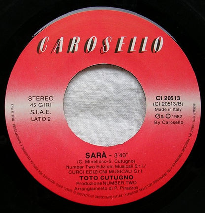 Toto Cutugno – L'Italiano (7", Italy - 1983)