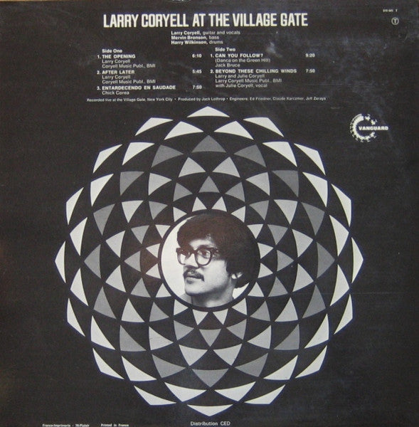 Larry Coryell – At The Village Gate (LP, Album, France - 1971)