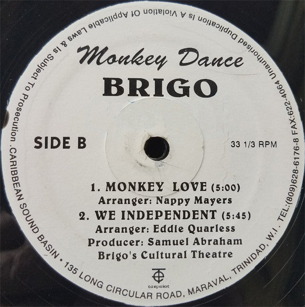 Brigo – Monkey Dance (12")