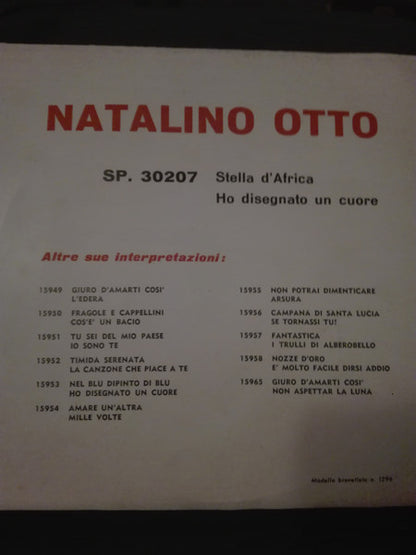 Natalino Otto – Stella D'Africa (7", Italy - 1958)