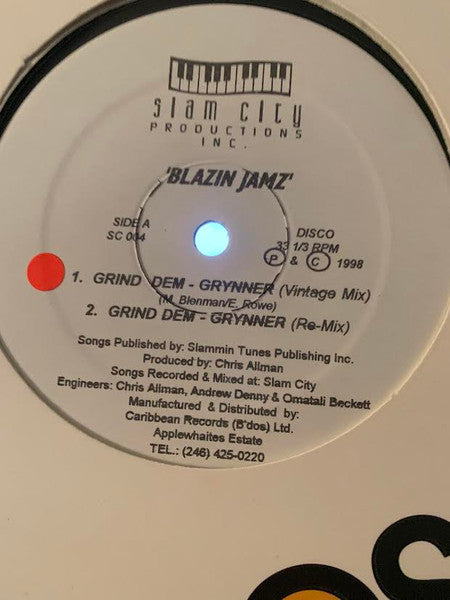 Grynner – Grind Dem (12", Barbados - 1998)