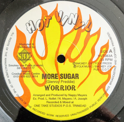 Warrior (36) – More Sugar / Pan Of Fire (12", UK)