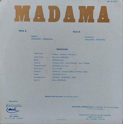 Etienne Madama – Dibale / Irondou (12", Gabon - 1989)