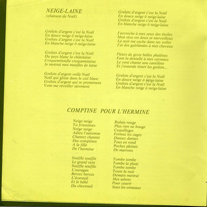 Françoise Moreau – Comptines En Robe De Lune N°1 (7", Reissue, France - 1978)