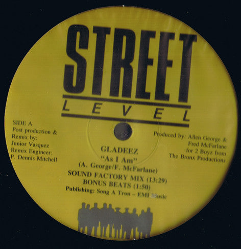 Gladeez – As I Am (12", 45 RPM - US)