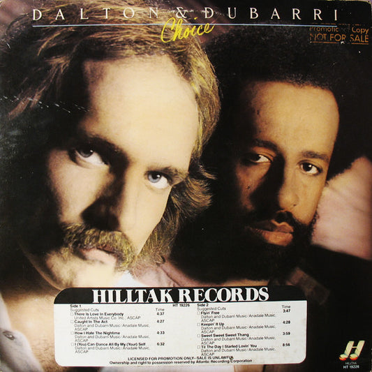 Dalton & Dubarri - Choice (LP, Album - US)