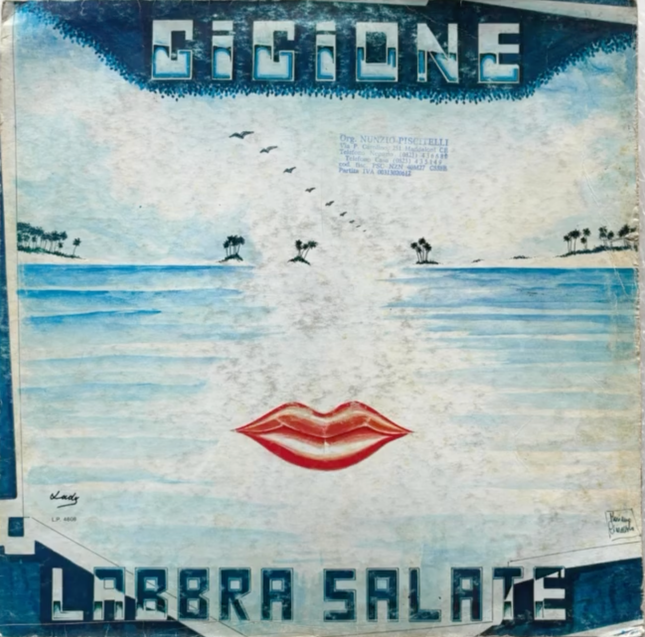 Gigione - Labbra Salate (LP, 33 RPM - Italy)