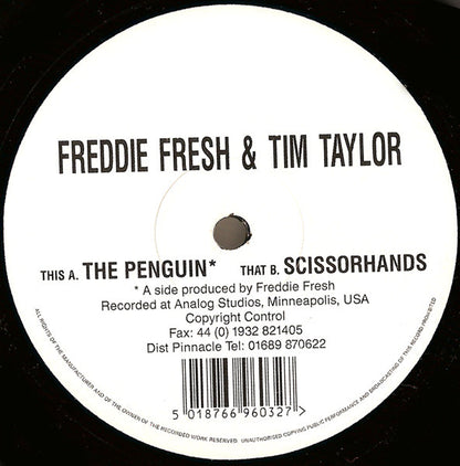 Freddy Fresh, Tim Taylor – The Penguin / Scissorhands (12", UK - 1996)