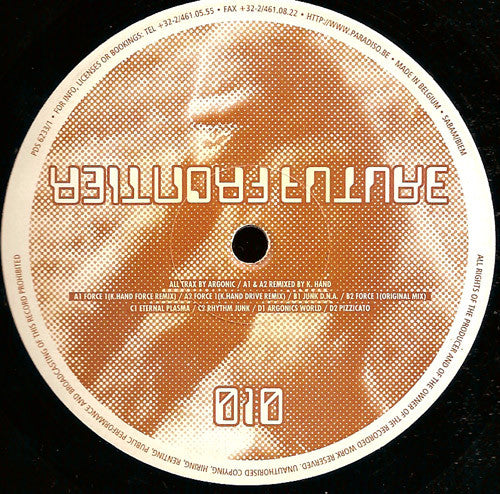 Argonic – Future Frontier 010 (12", Belgium - 1997)