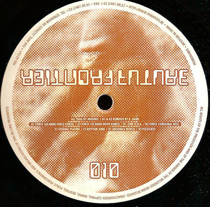 Argonic – Future Frontier 010 (12", Belgium - 1997)