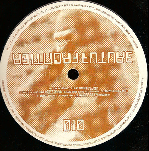 Argonic – Future Frontier 010 (12", Belgium - 1997)